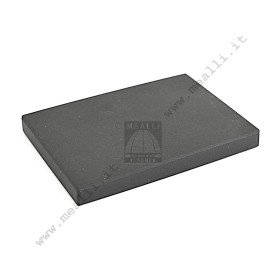 Pietra di paragone naturale per saggi 60 x 40 x 6 mm