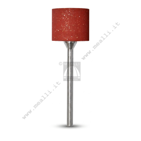 Cilindro abrasivo in silicone, montato su gambo 2.35 mm