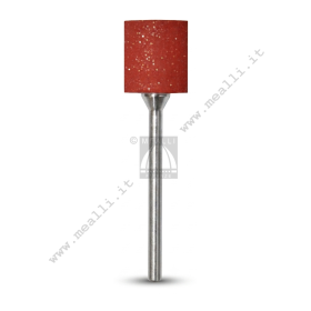 Cilindro abrasivo in silicone, montato su gambo 2.35 mm