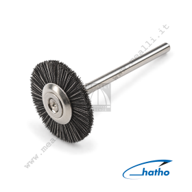 Rotellina pelo di capra grigia HATHO Ø 14 mm