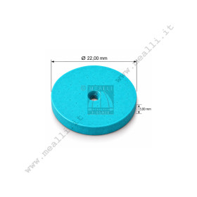 Silicone wheel Titanium Polisher Ø 22 mm