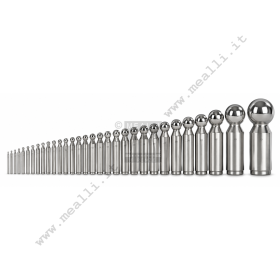 Steel dapping ball punches